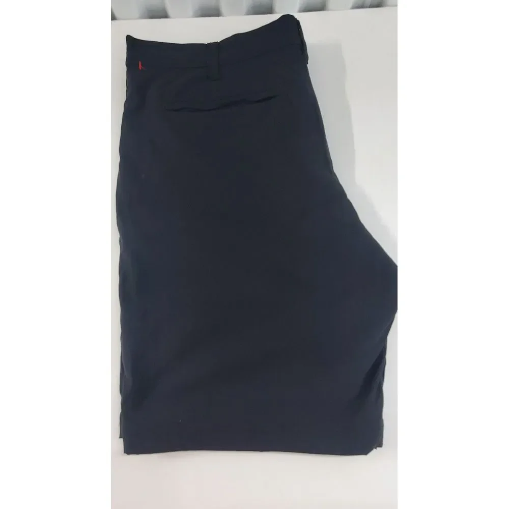 Eddie Bauer Shorts Mens 42 Black Travex Travel Stretch Hiking Trek Trail‎ Fish